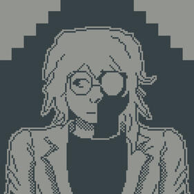 A pixel art thumbnail showing a bust portrait of someone looking off to the left, while cast in shadow.
